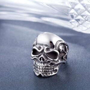 Punk Gothic Rock Personality Taro Titanium Steel Cast Men’s Ring