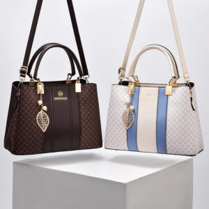 Women’s Elegant Contrast Color And Versatile Crossbody Large Capacity Shoulder Handbag
