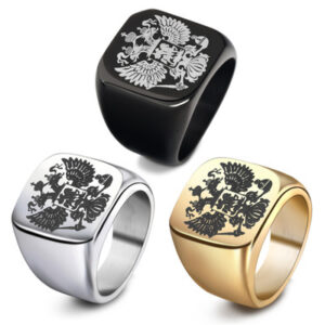 Stainless steel men’s ring