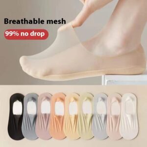 Women’s Summer Thin Breathable Traceless Invisible Socks