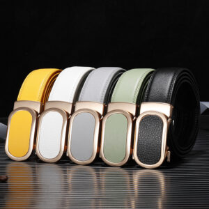 Men’s Artificial Leather Comfort Click Belt