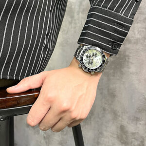 Steel Belt Multifunctional Watch Men’s Waterproof Luminous