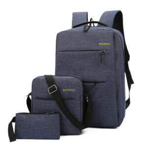 Men’s USB Charging Casual Fashion Computer Bag Three-piece Set
