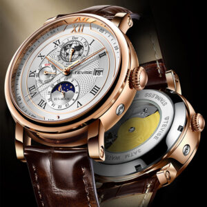 Men’s Waterproof Moon Phase Automatic Mechanical Watch
