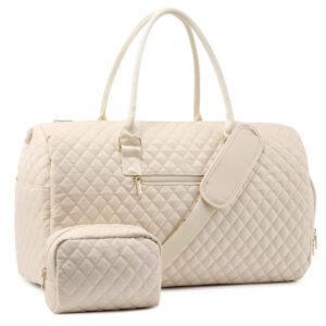 Women’s Quilted Travel Baggage Carousel Wash Bag