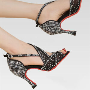 Diamond-embedded Latin Dancing Shoes Women’s Adult