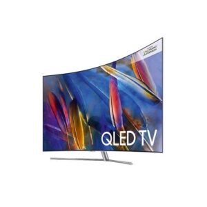 Samsung 65″ UHD QLED Curved 4K HDR Premium Smart TV with Quantum Dot technology.