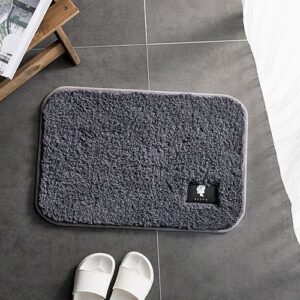 Silva Gray Bathroom Door Rug