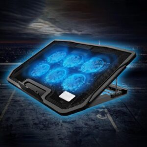 Gaming Laptop Cooler with Cooling Base and Fan