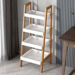 4-Tier Bookshelf Storage Organizer Bookcase