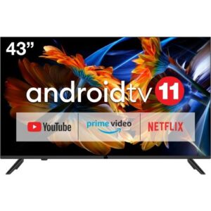UFC 43″ Full HD Smart LED TV with YouTube, Netflix, and Wall Mount.