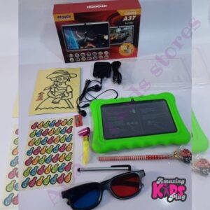 Atouch Kids Educational Tablet (Ages 2-10) – 128GB ROM, 6GB RAM, with Protective Pouch