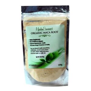 Herbsconnect Organic Maca Root Powder (Raw) – 100g